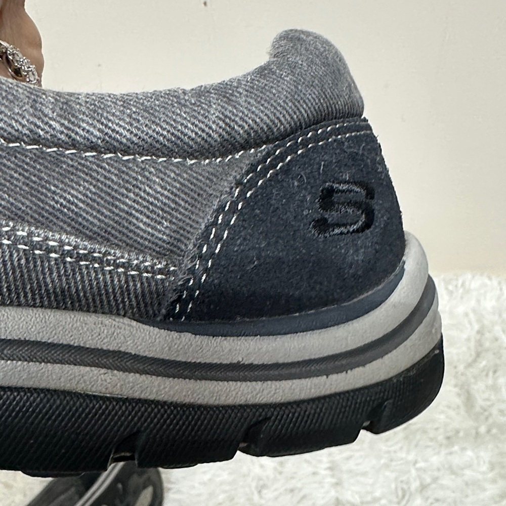 Skechers Mens Expected Avillo Relaxed-Fit Slip-On Loafer Black Size 10.5 - Picture 6 of 11